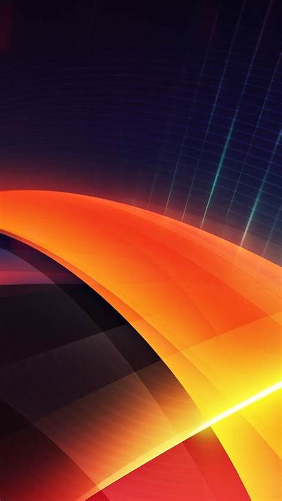 Iphone Orange Abstract Futuristic Android Illustration Wallpapers