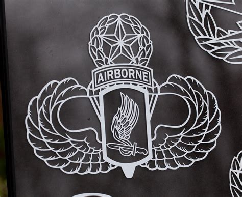 Airborne Master Wings And Unit Patch Vinyl Decal 82nd 101st Etsy