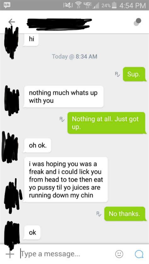 Random Guy Found My Wifes Kik This Is Their Conversation Rcreepypms