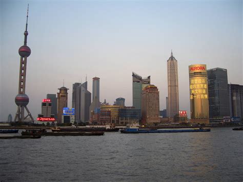 Fuller Skyline Of Pudong Shanghai China Image Free Image Free