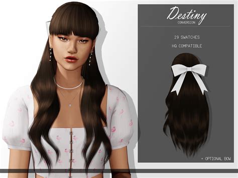 Antos Destiny Hair The Sims 4 Create A Sim Curseforge