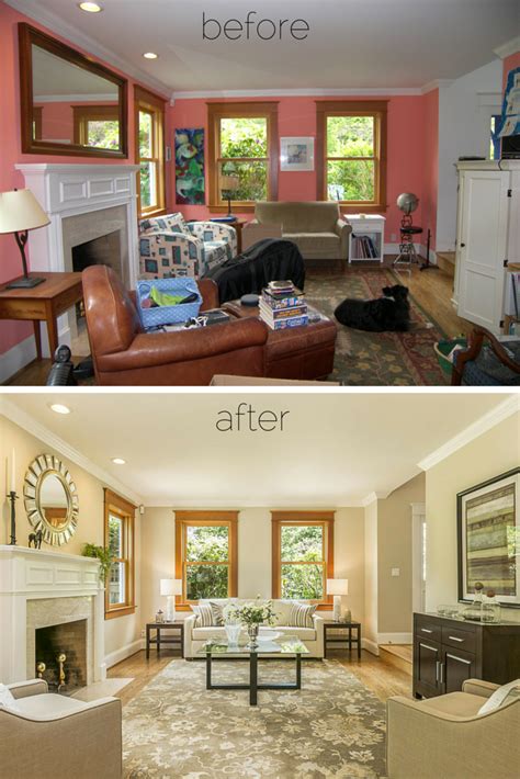 Before And After Transformation With Paint And Staging With Images