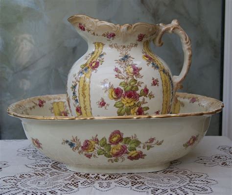 Pin On Antique Pitcher And Bowl Sets