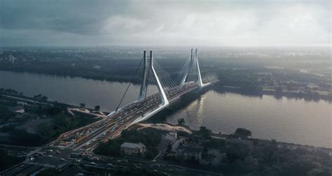 Construction Of The New Danube Bridge In Budapest Ready To