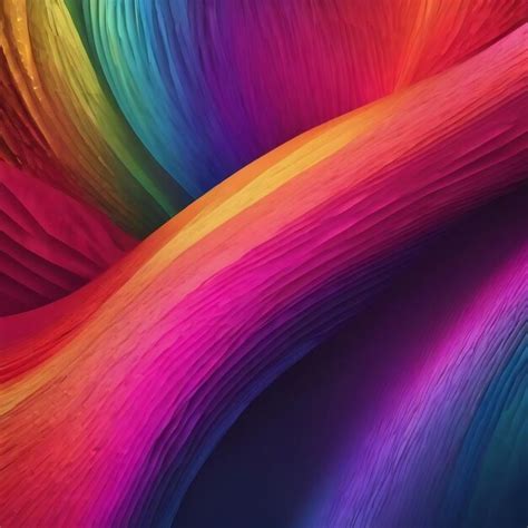 Premium AI Image | Colorful gradient prism vibrant background curves