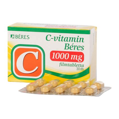 * menghaluskan & melicinkan kulit secara menyeluruh. Béres C-vitamin 1000 mg filmtabletta 30x | BENU Online ...