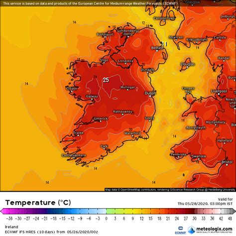 Irish Weather Forecast Ireland To Sizzle In 25c Temps Met Eireann Say And It Could Get Even