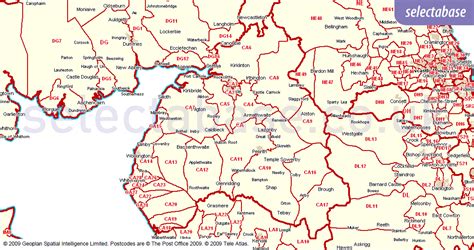 Postcode Tools Districts List Selectabase