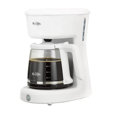 Mr Coffee 12 Cup Switch Coffee Maker White