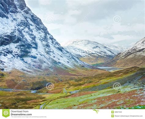Scottish Highlands Scenic Glencoe Scotland Stock Photo Image Of