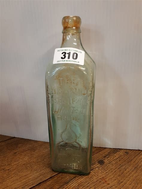 Sold Price Old Bushmills Distillery Glass Whiskey Bottle July 2