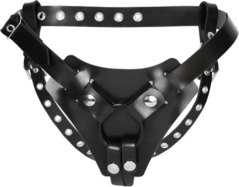 sh rubber deluxe strap on harness medium thick black latex belt with dildo panel uk