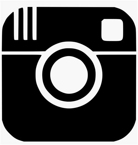 Instagram Svg Black Instagram Icon Transparent Png 1024x1024 Free