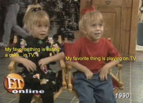 once upon a time the olsens gave adorable interviews on the set of full house olsen twins