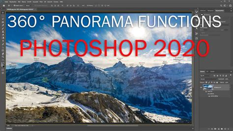 Photoshop 2020 3d 360° Panorama Youtube