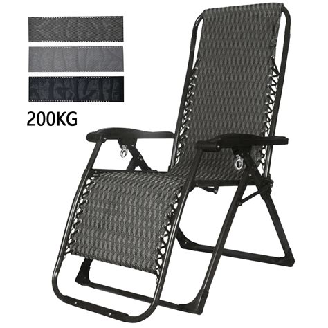 Lounge Lunch Break Beach Chair Mesh Fabric Universal Sun Lounger