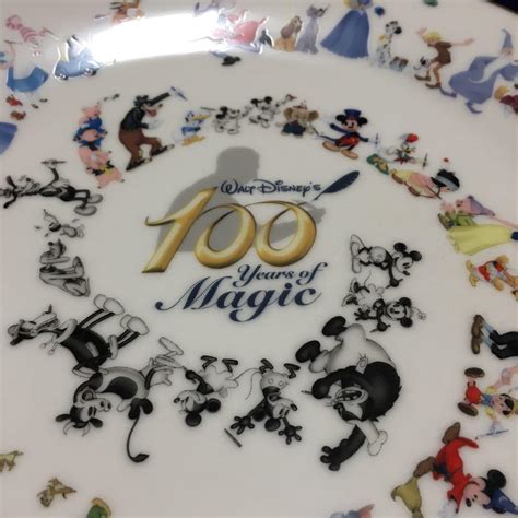 Disney 100th Anniversary Year Plate Ebay