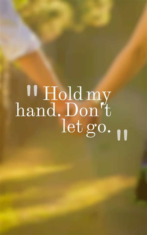 Romantic Holding Hands Quotes With Images