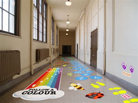 Sensory Floor Sticker Kit Rainbow