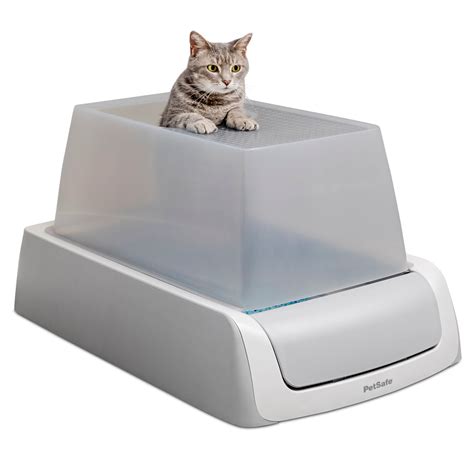 Scoopfree Second Generation Top Entry Covered Self Cleaning Cat Litter
