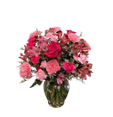 Pink Blooms Vase