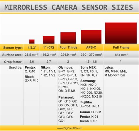 Restringir Muscular Antecedente Camera Sensor Size Comparison Chart