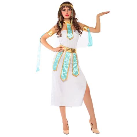 Umorden Carnival Party Halloween Costume For Women Sexy Egypt Cleopatra Fantasia Nile Queen