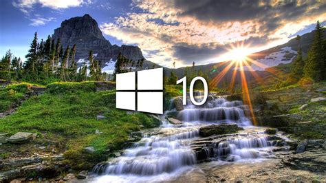 Windows 10 In The Stream Simple Logo Wallpaper Computer Wallpapers