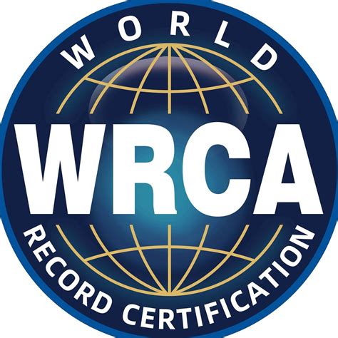World Record Certification Agency Wrca London