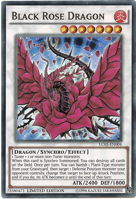 Yu Gi Oh Yugioh Dragon Cards Yugioh Dragons Pokemon Black Rose Dragon Custom Yugioh Cards