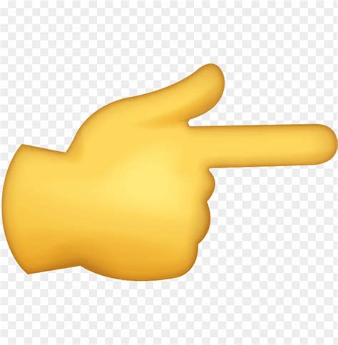 Finger Pointing Emoji Png Hand Pointing Down Png Image With Off