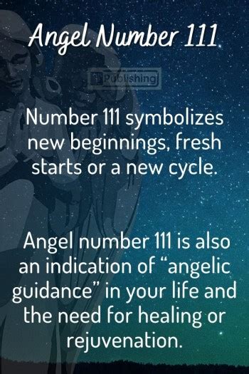 Angel Number 111 Meaning Spiritual Significance And Symbolism