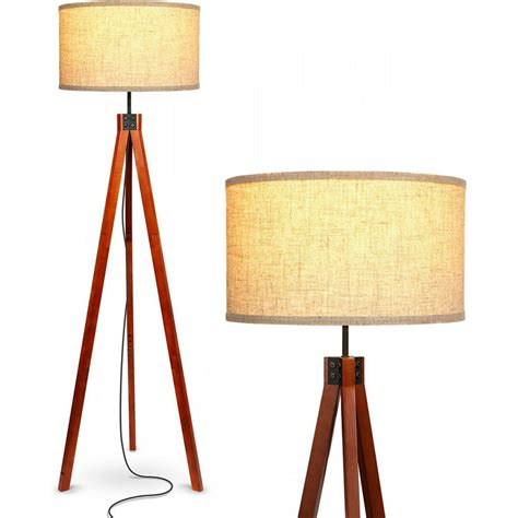 Brightech Eden Tripod Led Floor Lamp Mid Century Dimmable Modern Light