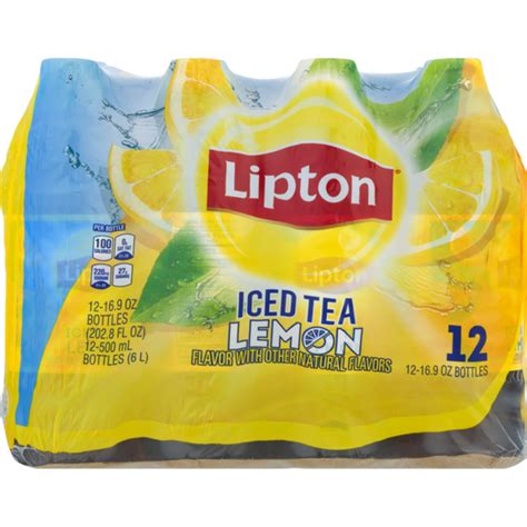 Lipton Lemon Iced Tea 169 Fl Oz Instacart