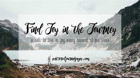 Find Joy In The Journey Scattered Journal Pages