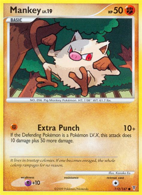 Pokémon Card of the Day - Mankey Supreme Victors SV 112