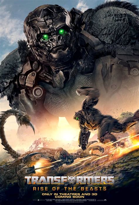 New Poster For Transformers Rise Of The Beasts Rmovies