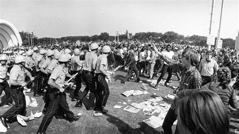 This Day In History Protests At Democratic National Convention In