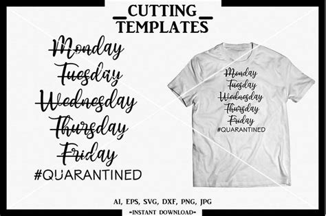 Download Quarantine T-shirt, Silhouette, Cricut, Cameo, SVG, DXF, PNG By Design Time | TheHungryJPEG.com