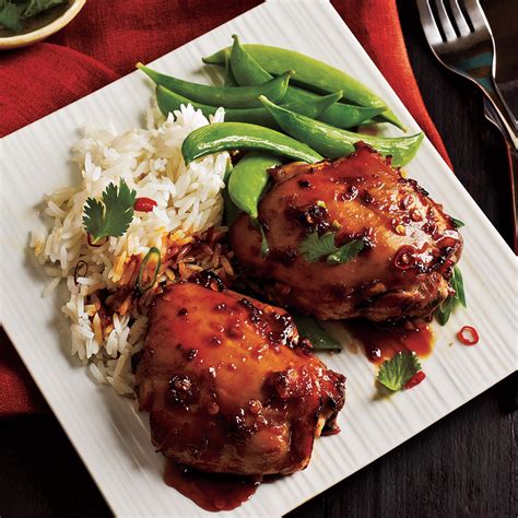 Asian Glazed Chicken Thighs Recipe Myrecipes