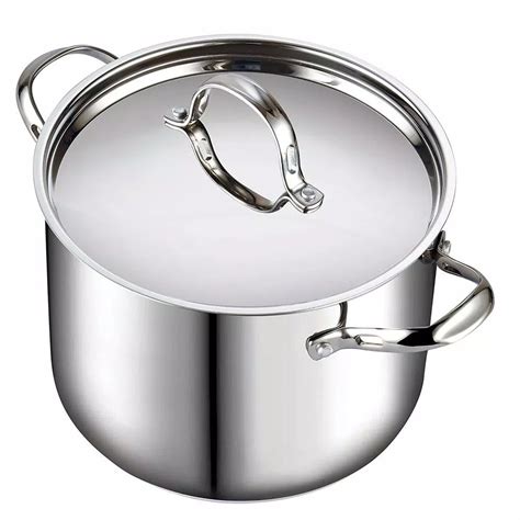 Shop The Large Capacity Of Cookware Cooks Standard Classic Qt Stainless Steel Stock Pot With