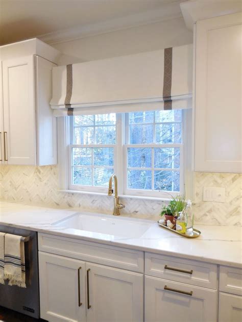 Window Roman Shades Kitchen Home Ideas In 2020 Flat Roman Shade