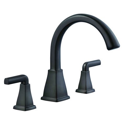 Brand new euro modern contemporary waterfall oil rubbed bronze roman bath tub faucet. Glacier Bay Brookglen 2-Handle Deck-Mount Roman Tub Faucet ...