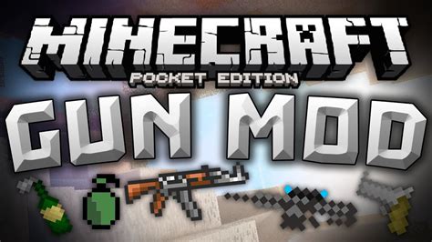 Gun Mod For Mcpe Adds Rifles Explosives Pistols And More