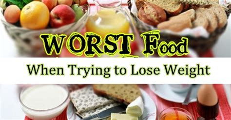 foods to avoid during weight loss program
