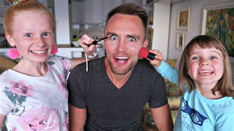 Putting Makeup On Dad Youtube