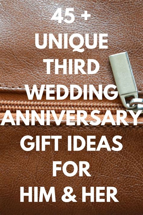 These ideas, both modern and traditional, would also make great gifts for parents or grandparents celebrating their 60th wedding anniversary. Best Leather Anniversary Gifts Ideas for Him and Her: 45 ...