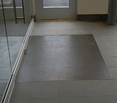 Stainless Steel Grid Recessed Metal Mats Are Gridline Mats American