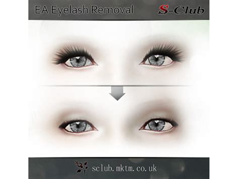 S Clubs Sclub Ts3 Mod Ea Eyelash Removal Fm Sims 3 Mods Sims Cc