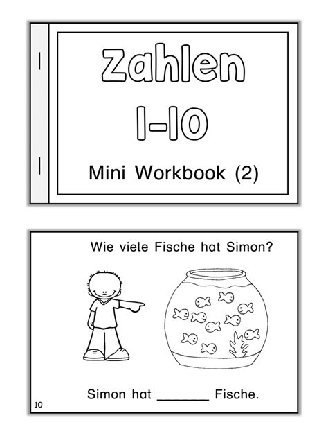 This Set Has A German Mini Book Plus 2 Corresponding Mini Workbooks